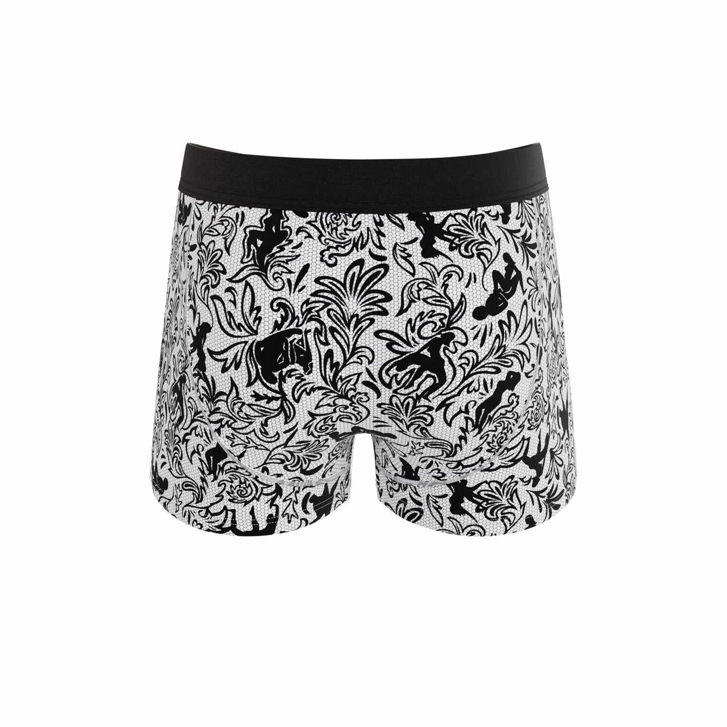 Shinesty Men's Ball Hammock® Pouch Trunk Underwear - Provocative Lace Print
