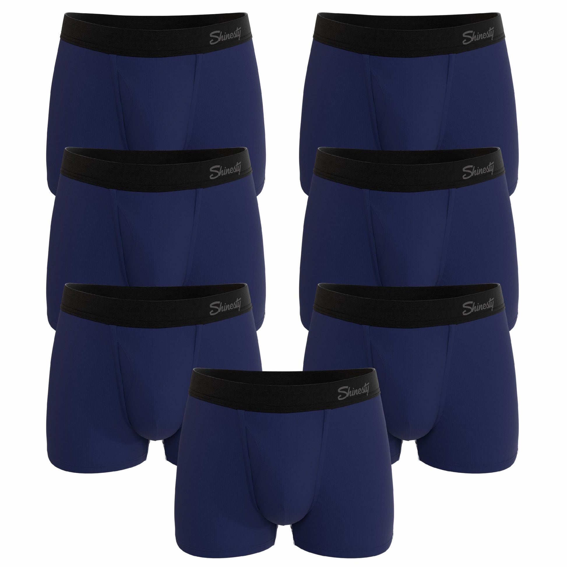 Shinesty Ball Hammock® Pouch Trunks Underwear 7 Pack - Navy