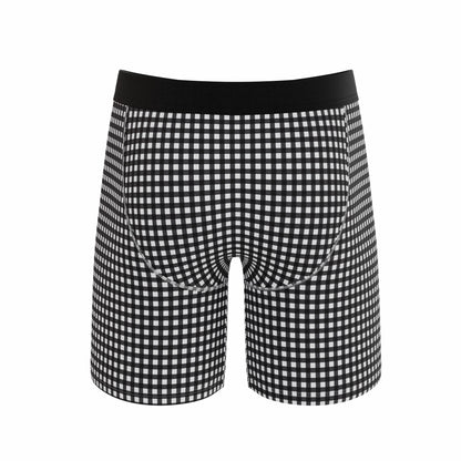 Shinesty Long Leg Ball Hammock® Pouch Underwear With Fly 3 Pack - Black & White