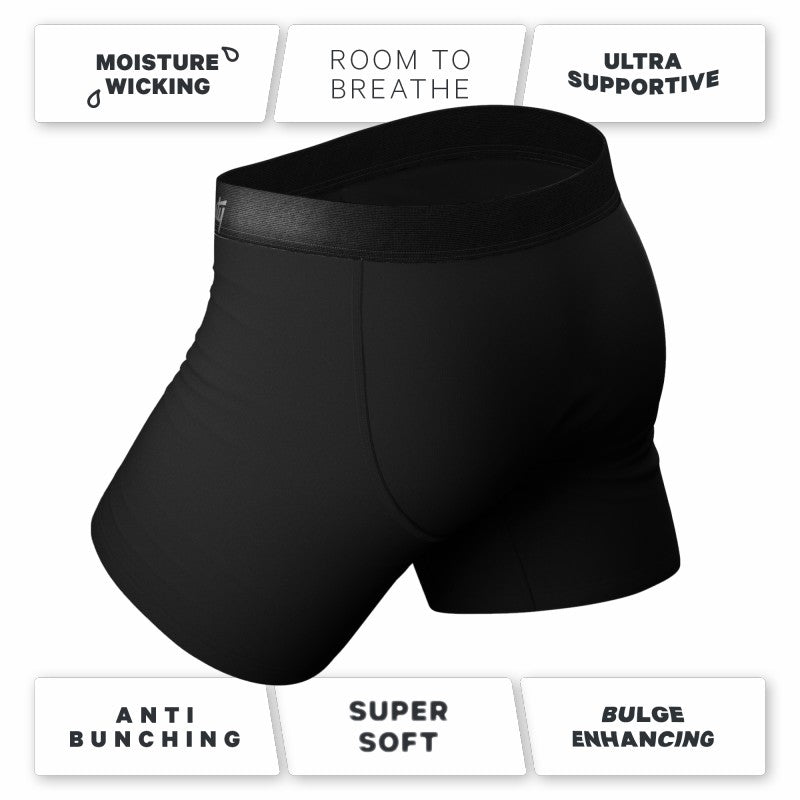 Shinesty Ball Hammock® Pouch Boxer Briefs with Fly 7 Pack - Multi-Colored Solid