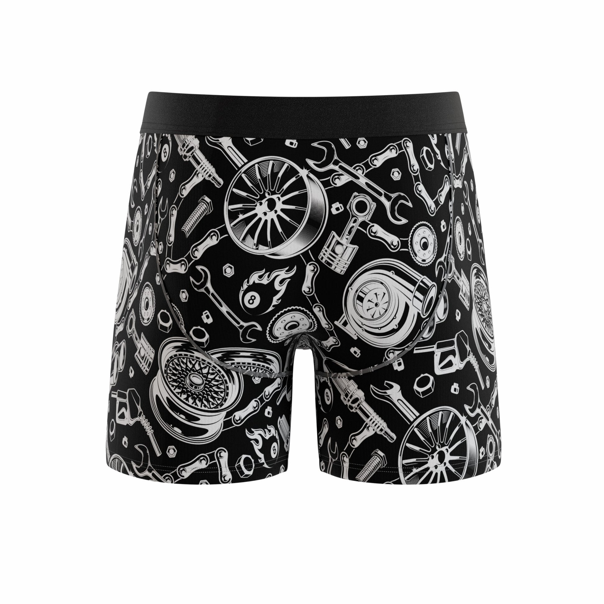 Shinesty Ball Hammock® Pouch Boxer Briefs with Fly 5 Pack - Summer Vibes