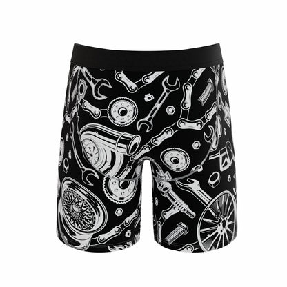 Shinesty Long Leg Ball Hammock® Pouch Underwear With Fly 5 Pack - Summer Vibes
