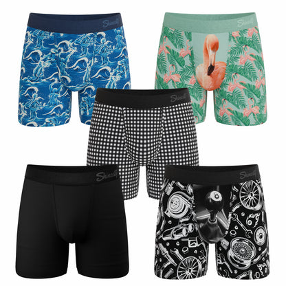 Shinesty Ball Hammock® Boxer Brief 5 Pack - Summer Vibes