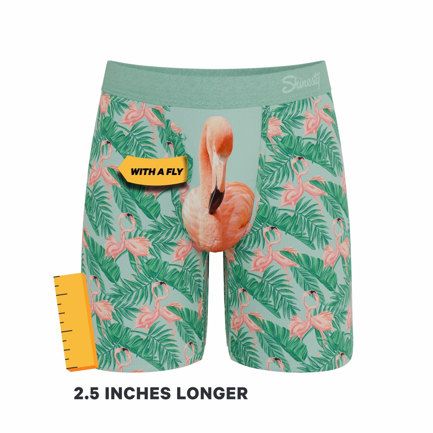 Shinesty Long Leg Ball Hammock® Pouch Underwear With Fly 3 Pack - Slippery