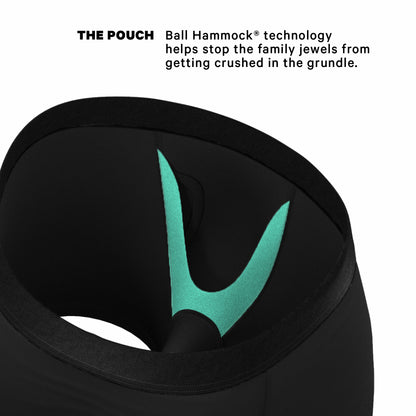 Shinesty Ball Hammock® Pouch Underwear with Fly 3 Pack - The Solid Dude