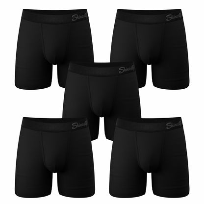 Shinesty Black Ball Hammock® Boxer 5 Pack - The Midnight Rider