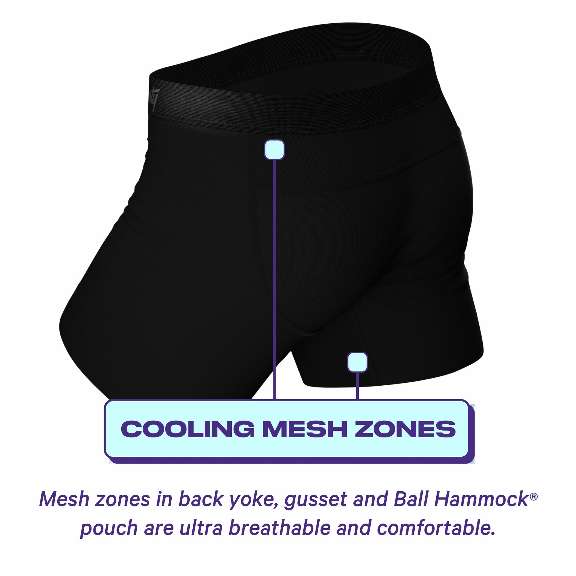 Shinesty paradICE™ Cooling Ball Hammock® Underwear 3 Pack - The Threat Level Midnight