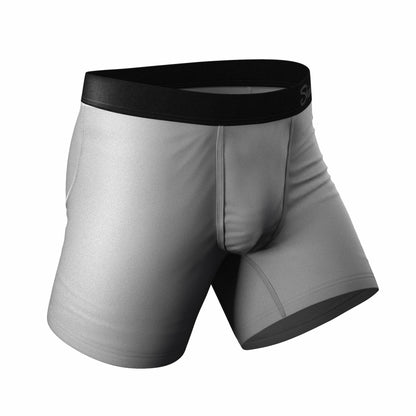 Shinesty Grey Ball Hammock® Boxer 5 Pack - The Stormy Sky