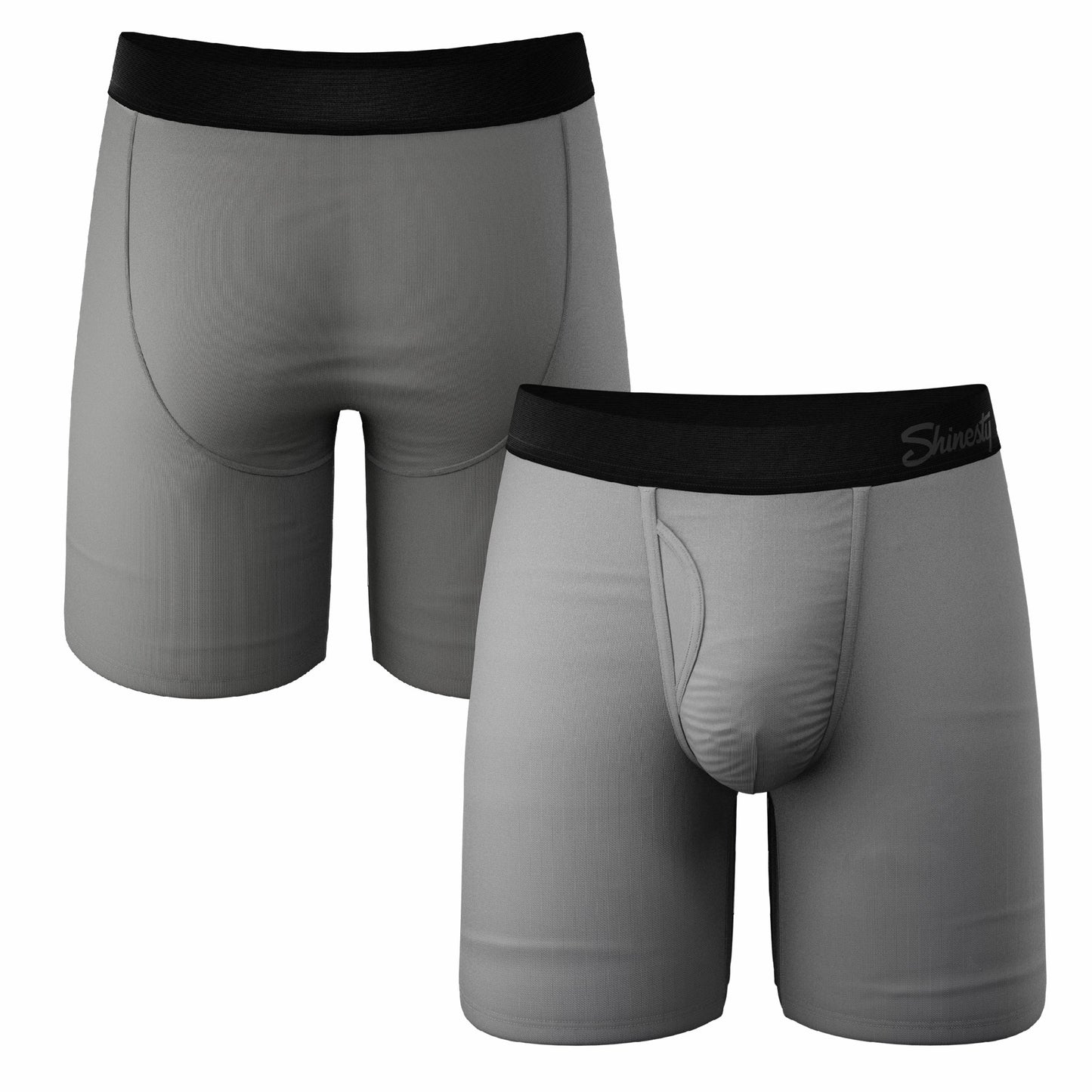 Shinesty Long Leg Ball Hammock® Pouch Boxers With Fly 5 Pack - The 50 Shades Of Gonads