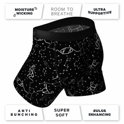 Shinesty Ball Hammock® Pouch Underwear with Fly 3 Pack - The Panty Dropper