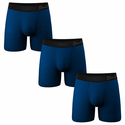 Shinesty Ball Hammock® Boxer Brief 3 Pack - The Navy Nads