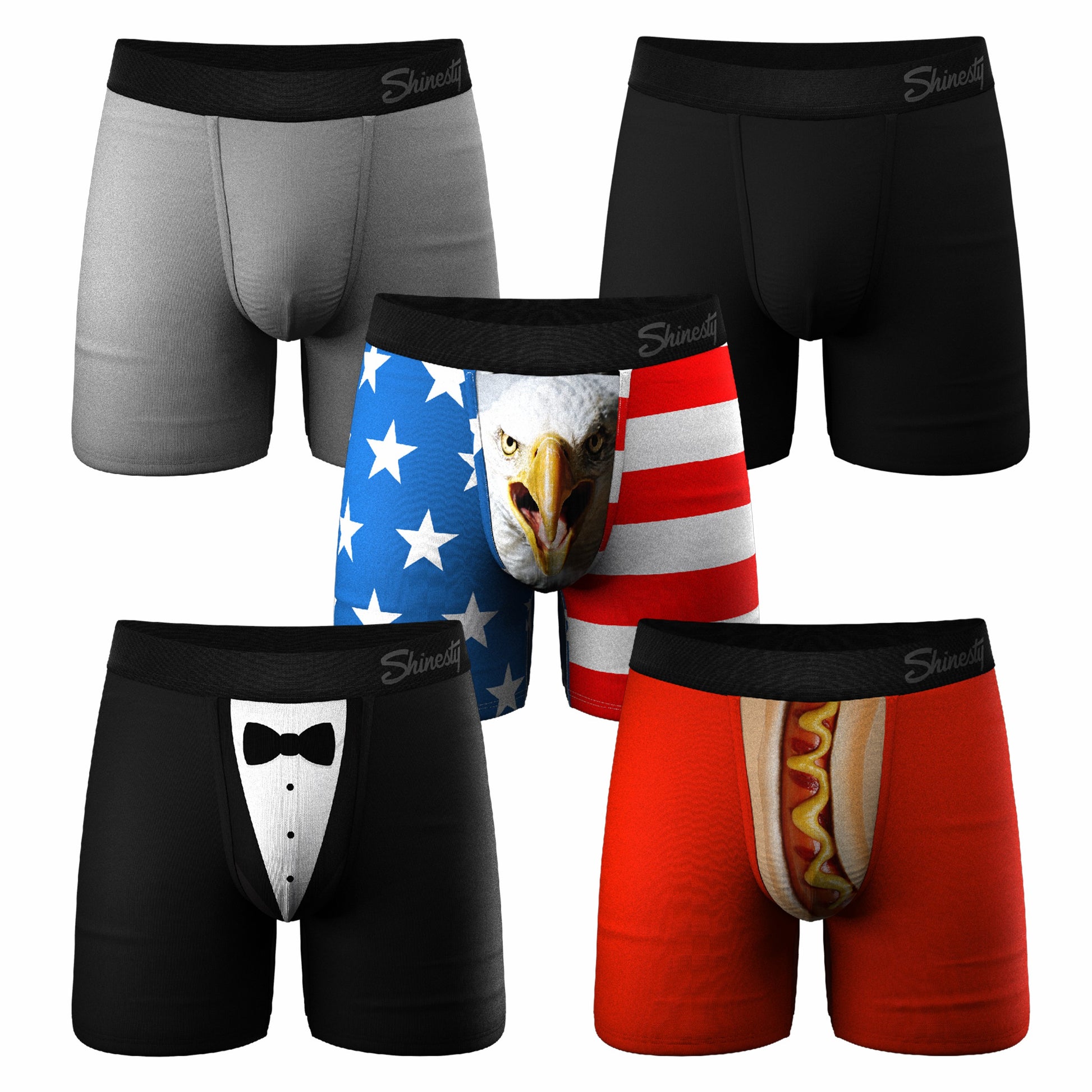 Shinesty Best Selling Ball Hammock® Boxer 5 Pack - The Bread Winners