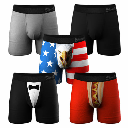 Shinesty Best Selling Ball Hammock® Boxer 5 Pack - The Bread Winners