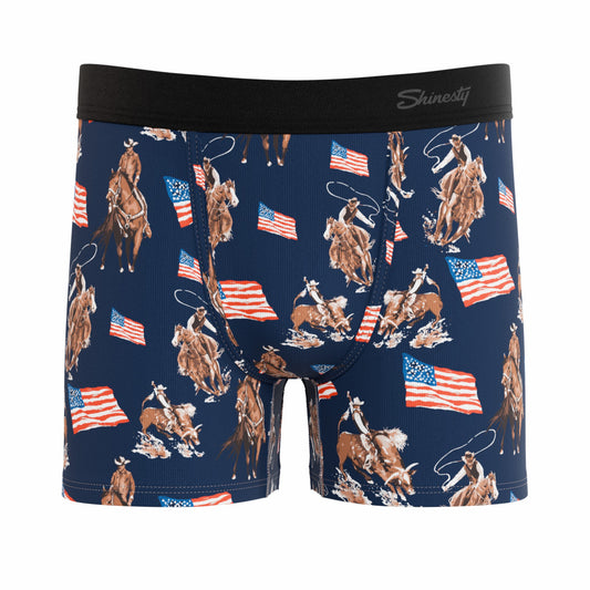 Shinesty Youth Boxer Briefs - Americana Cowboy