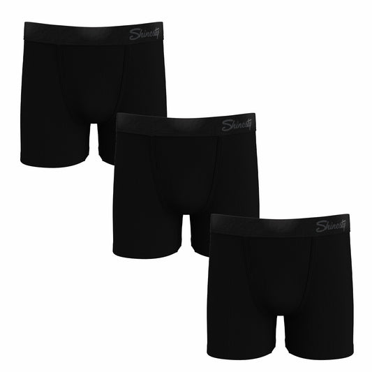Shinesty Youth Boxer Briefs 3 Pack - Black