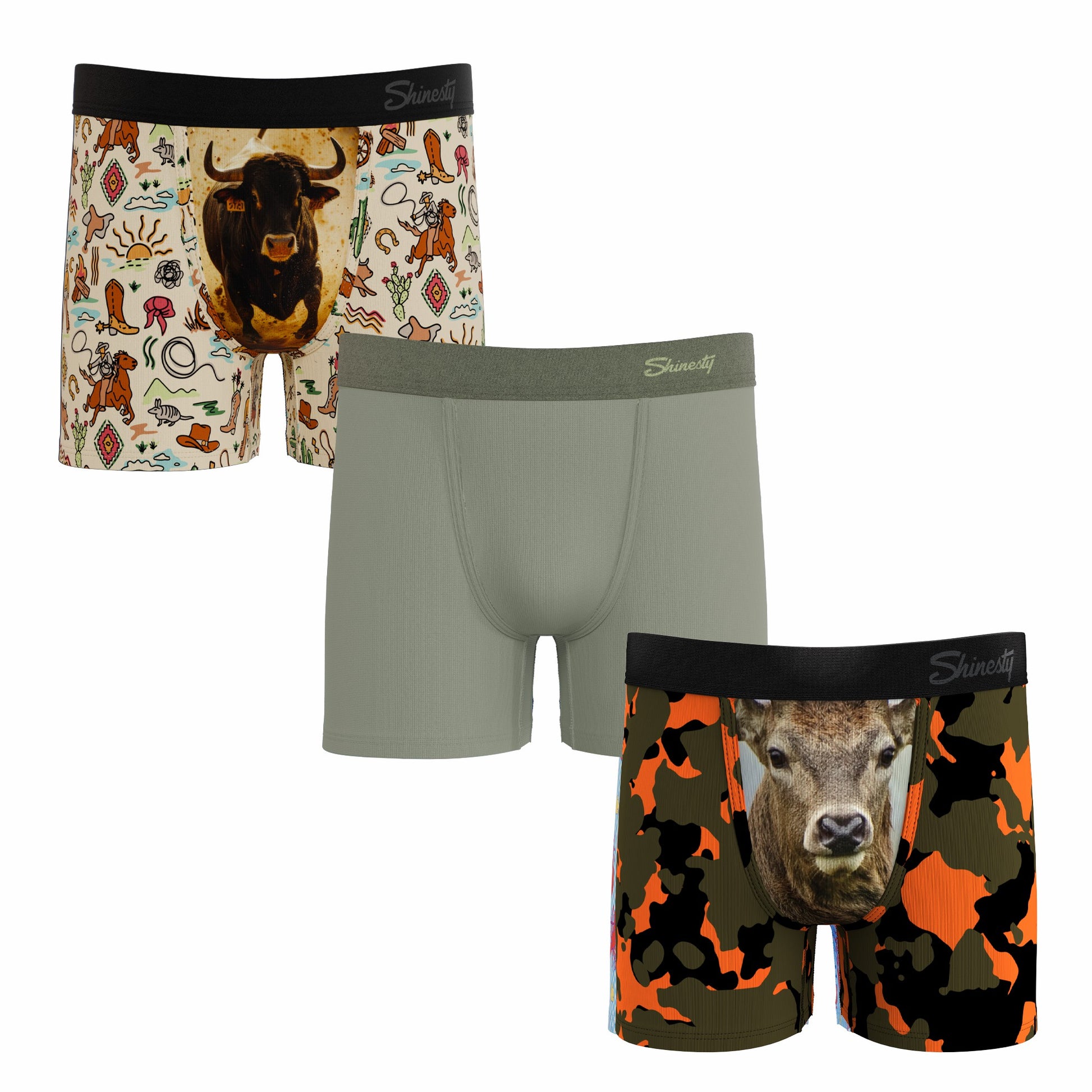 Shinesty Youth Boxer Briefs 3 Pack - kids-wild-3-pack