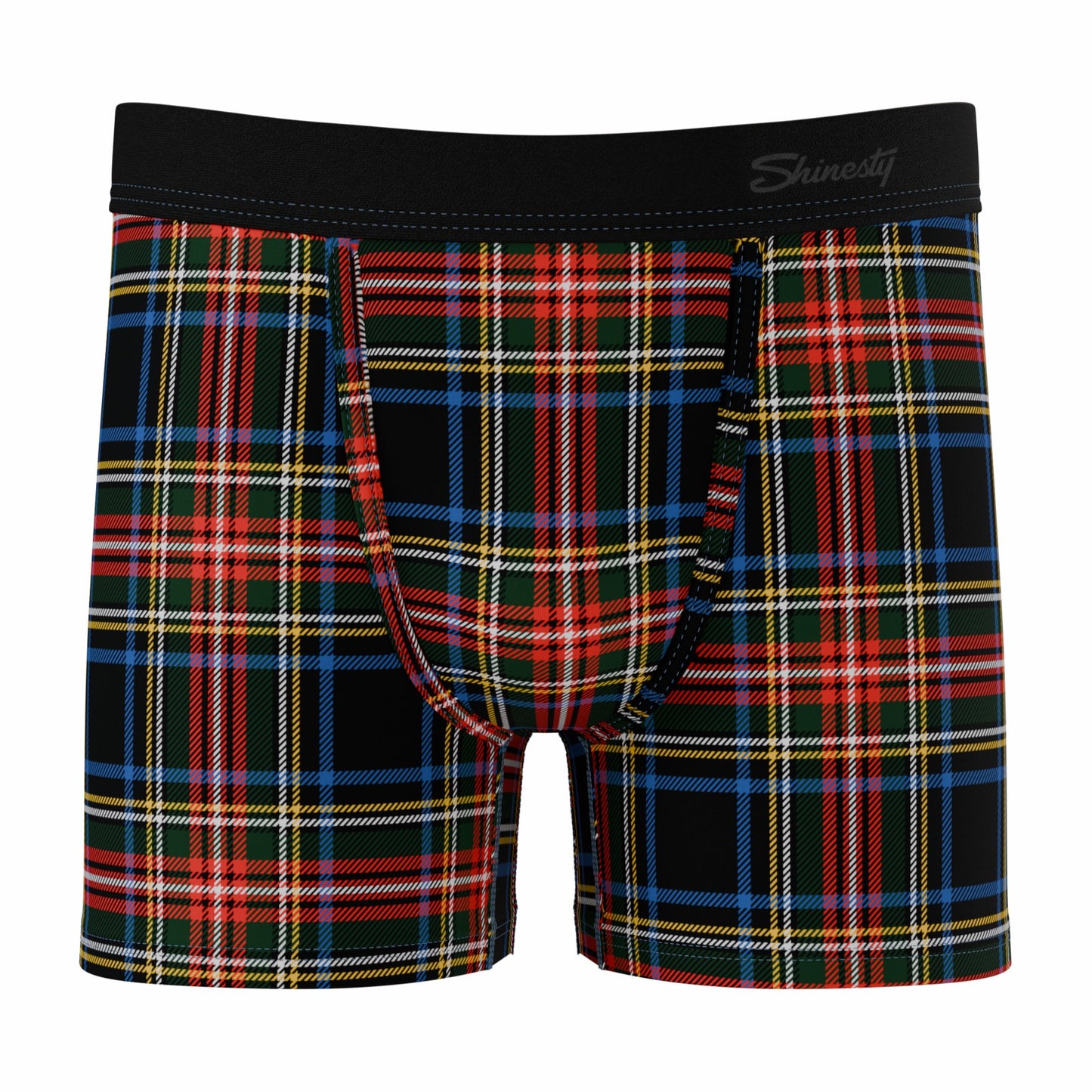 Shinesty Youth Boxer Briefs - Holiday Tartan Plaid