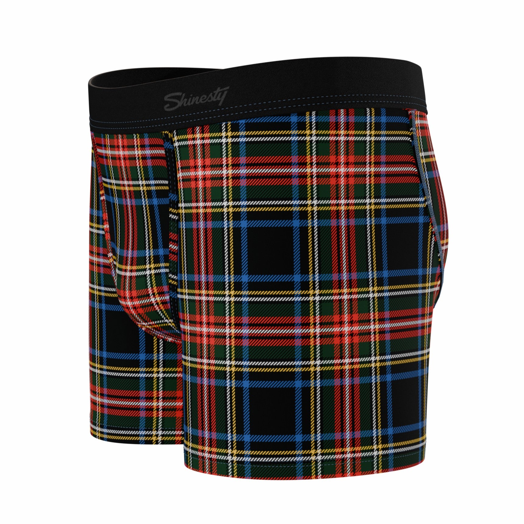 Shinesty Youth Boxer Briefs - Holiday Tartan Plaid