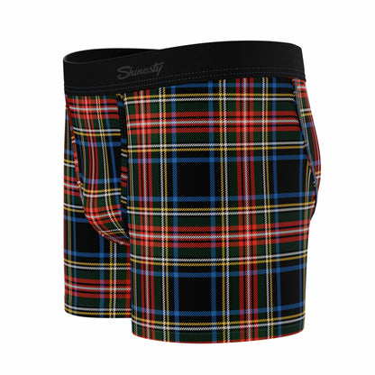 Shinesty Youth Boxer Briefs - Holiday Tartan Plaid