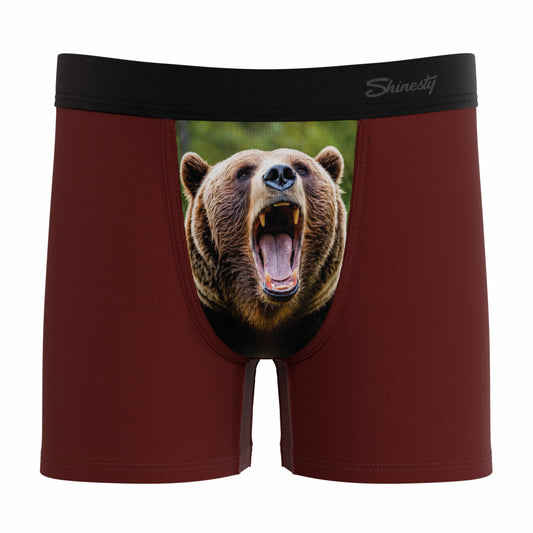 Shinesty Youth Boxer Briefs - Grizzly Bear