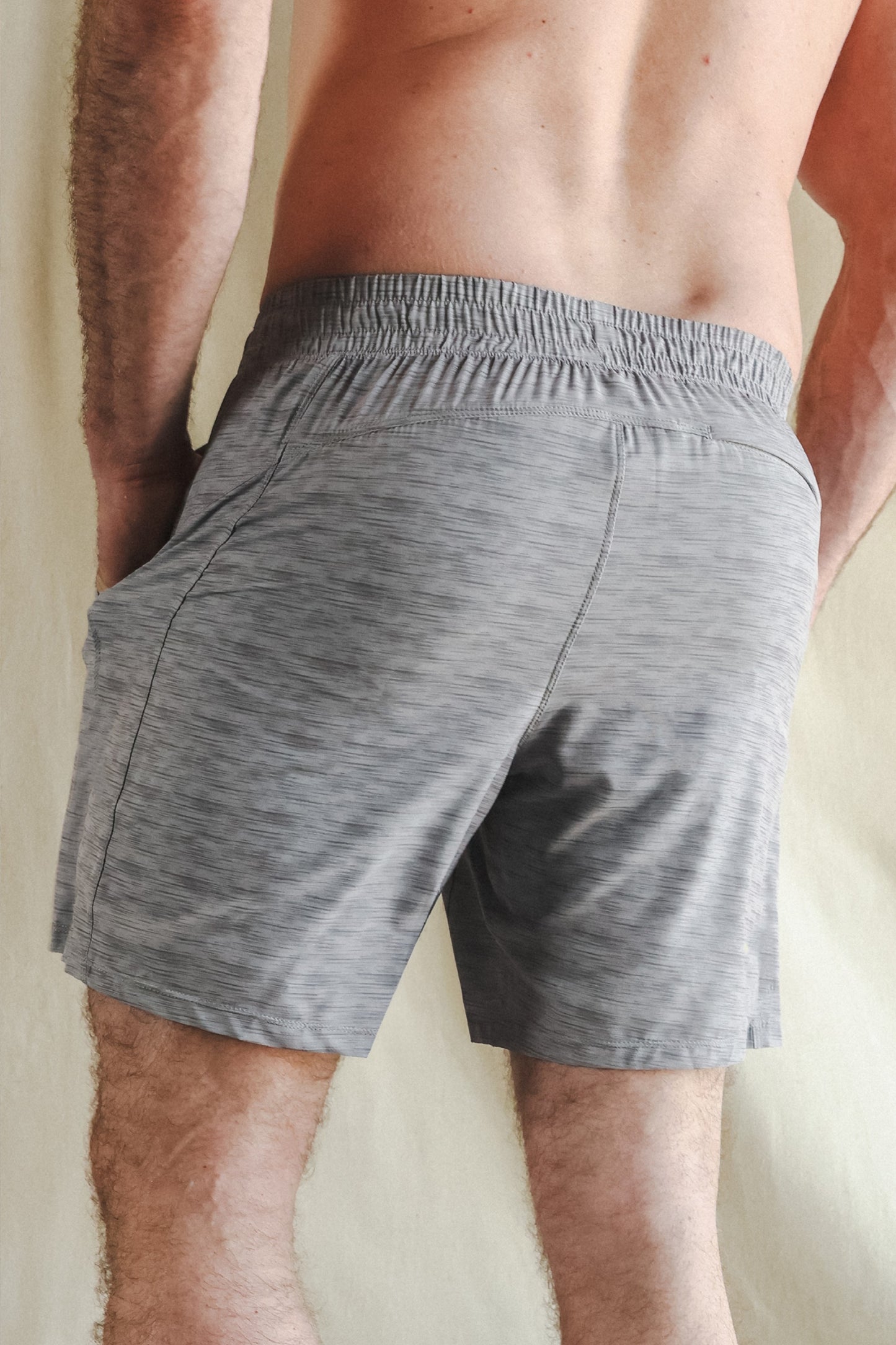 Shinesty Men's Ball Hammock® 7 Inch Athletic Shorts - Grey