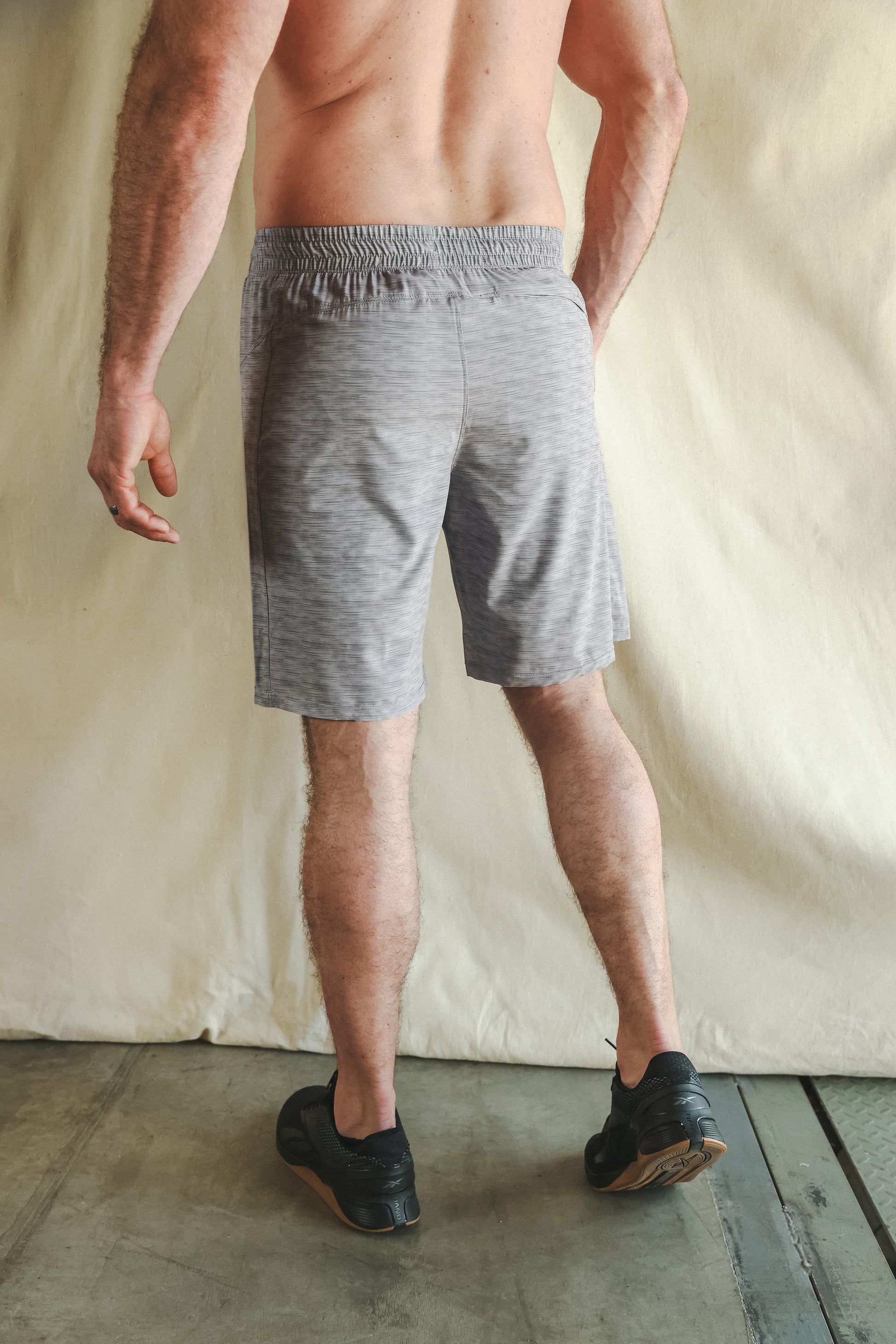 Shinesty Men's Ball Hammock® 9 Inch Athletic Shorts - Grey