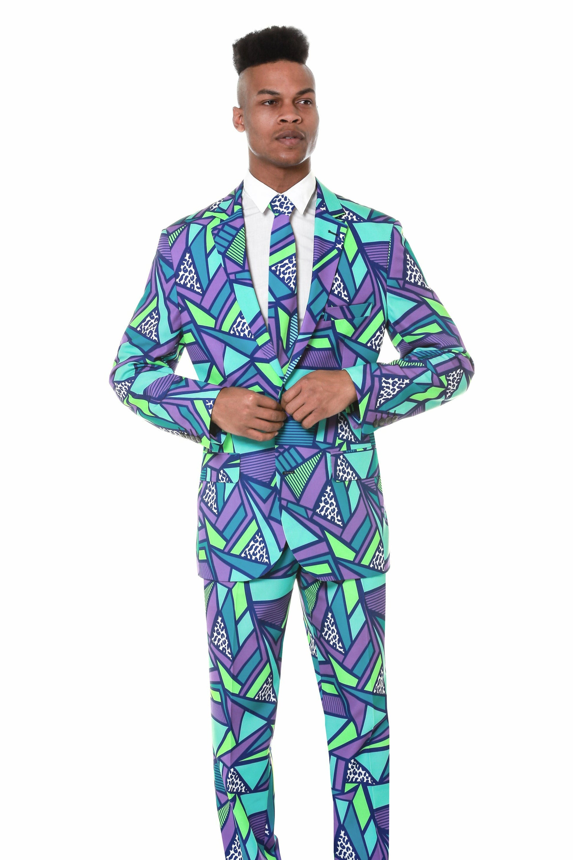 Shinesty Men's Suit - Le Tootski Neon