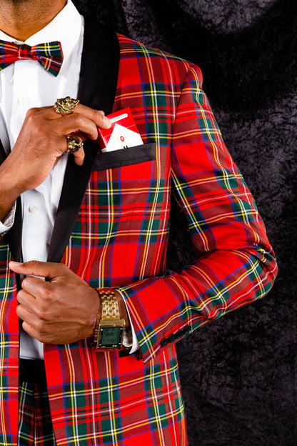Shinesty Tartan Plaid Tuxedo - Tartan Plaid