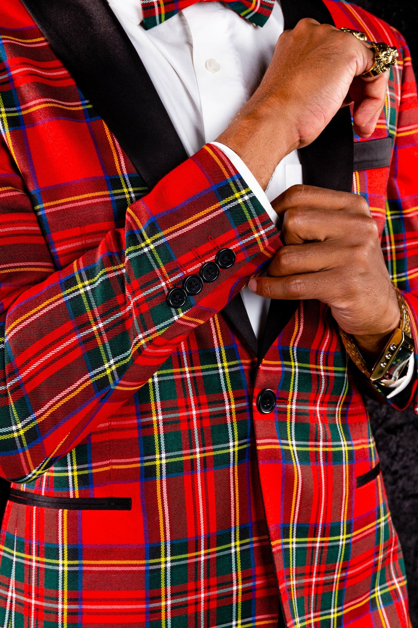 Shinesty Tartan Plaid Tuxedo - Tartan Plaid