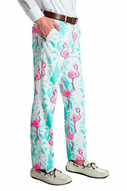 Shinesty Men's Suit - Tropical Flamingo