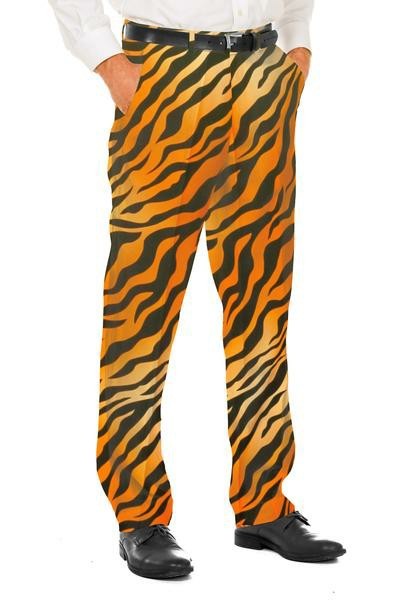 Shinesty Men's Suit Pants - Tiger Print