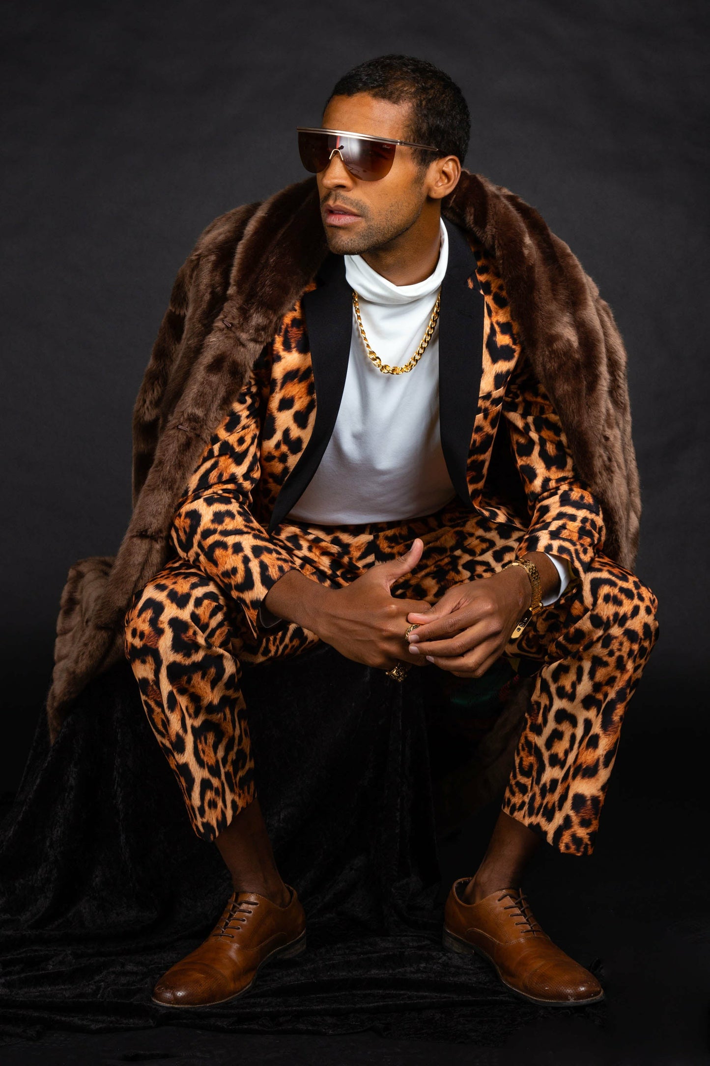 Shinesty Men's Suit - Meow Cheetah Fur