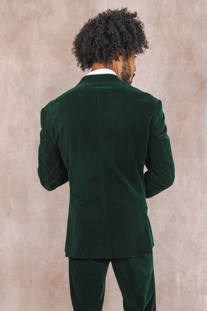 Shinesty Velvet Suit Jacket - Green Velvet