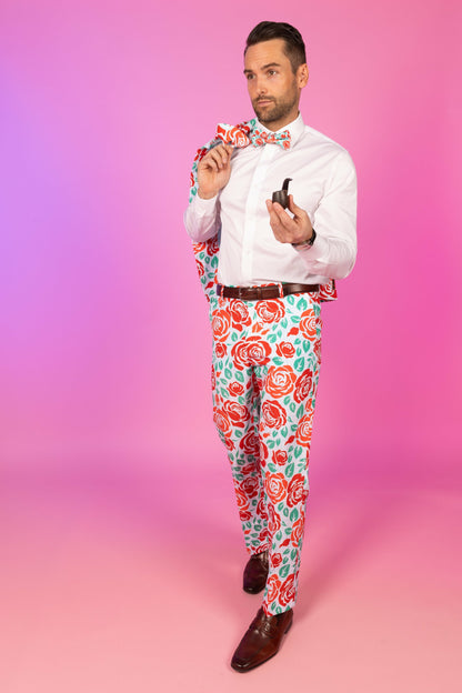 Shinesty Men's Suit Pants - Derby Roses