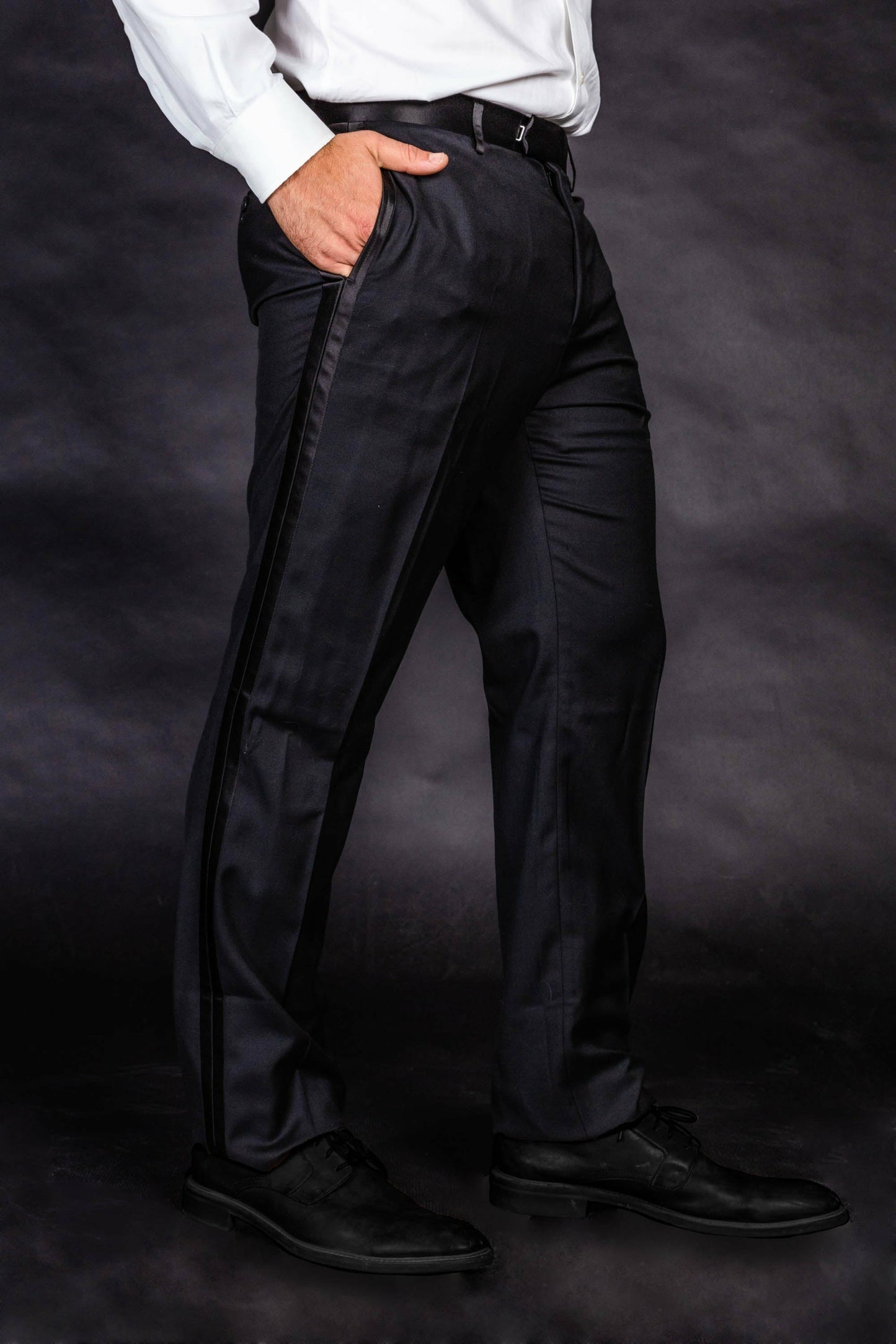 Shinesty Black Tuxedo Suit Pants - The Classics