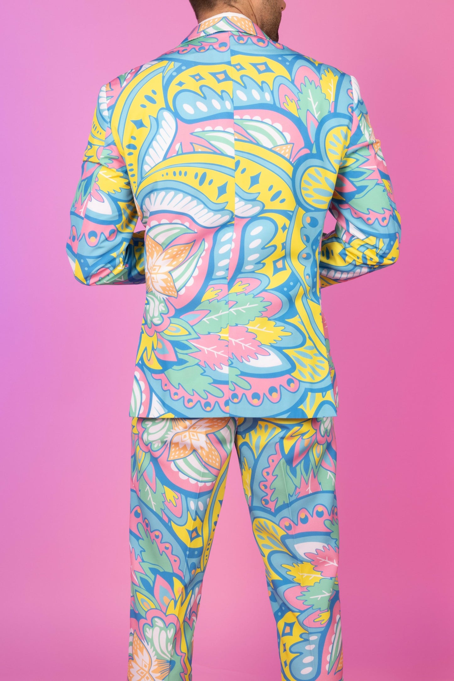 Shinesty Men's Suit - Abstract Paisley