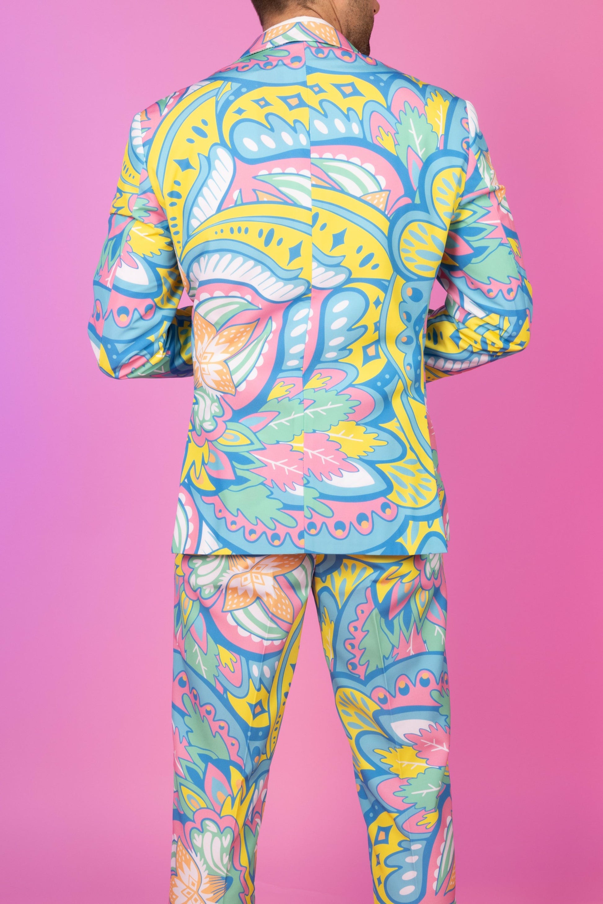 Shinesty Men's Suit - Abstract Paisley