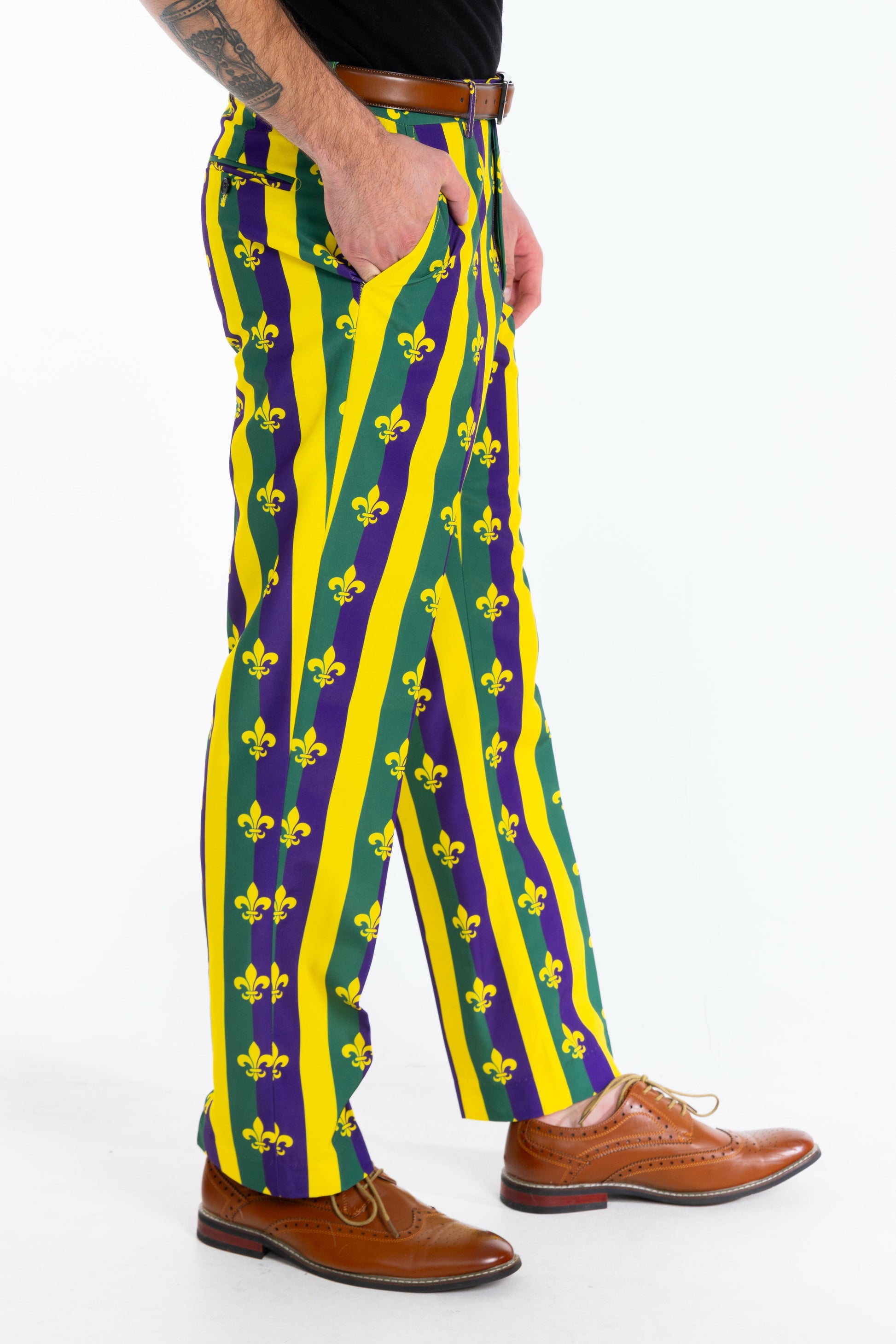 Shinesty Men's Suit Pants - Mardi Gras