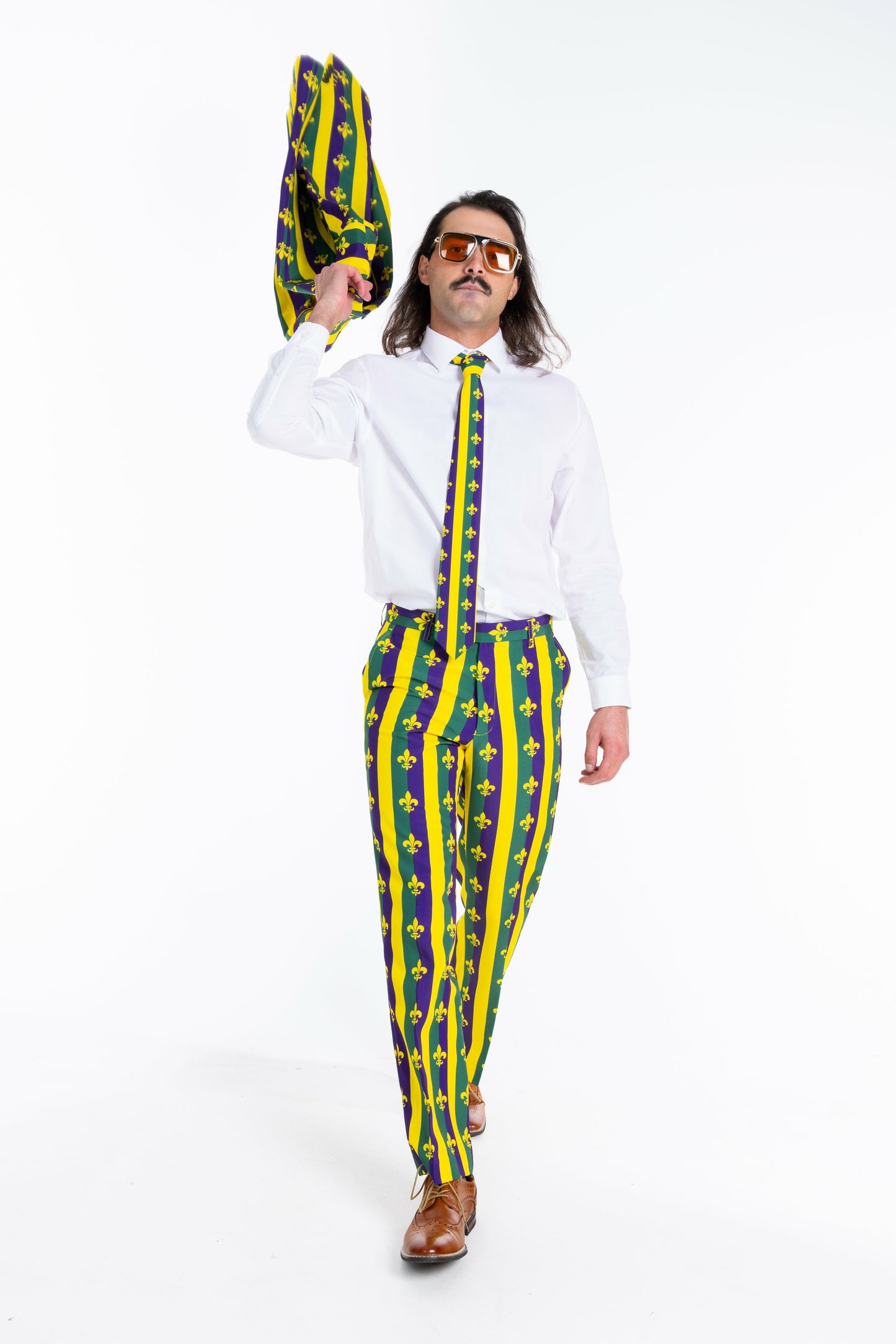 Shinesty Men's Suit Pants - Mardi Gras