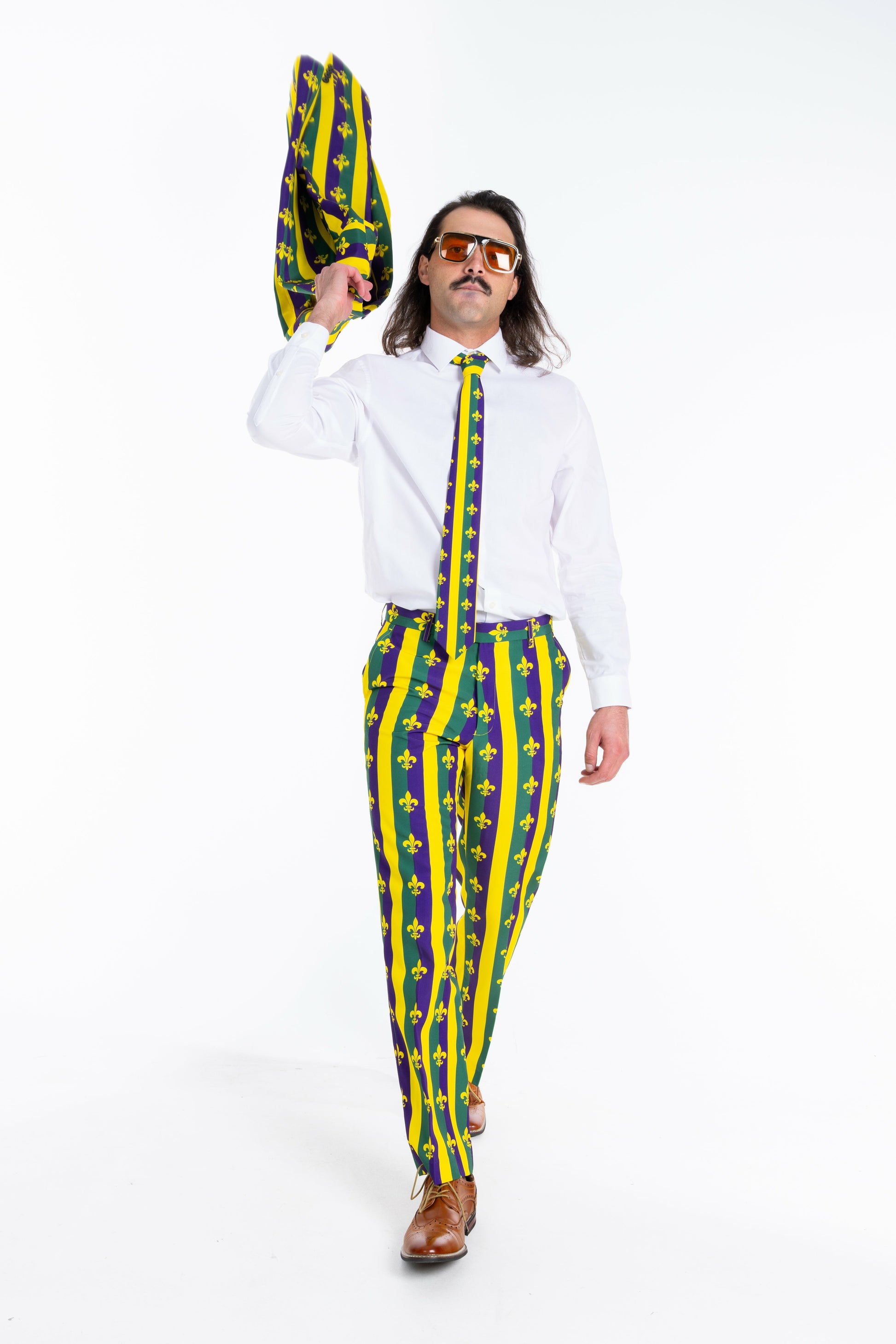 Shinesty Men's Suit Pants - Mardi Gras