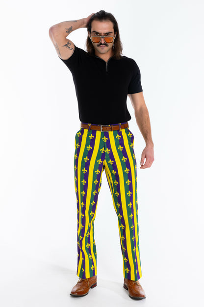 Shinesty Men's Suit Pants - Mardi Gras