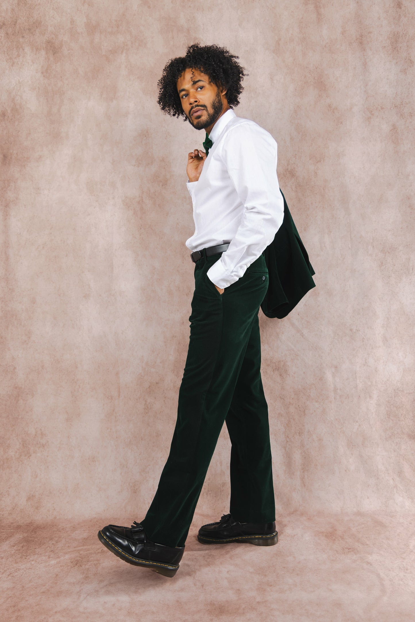 Shinesty Velvet Pants - Green Velvet