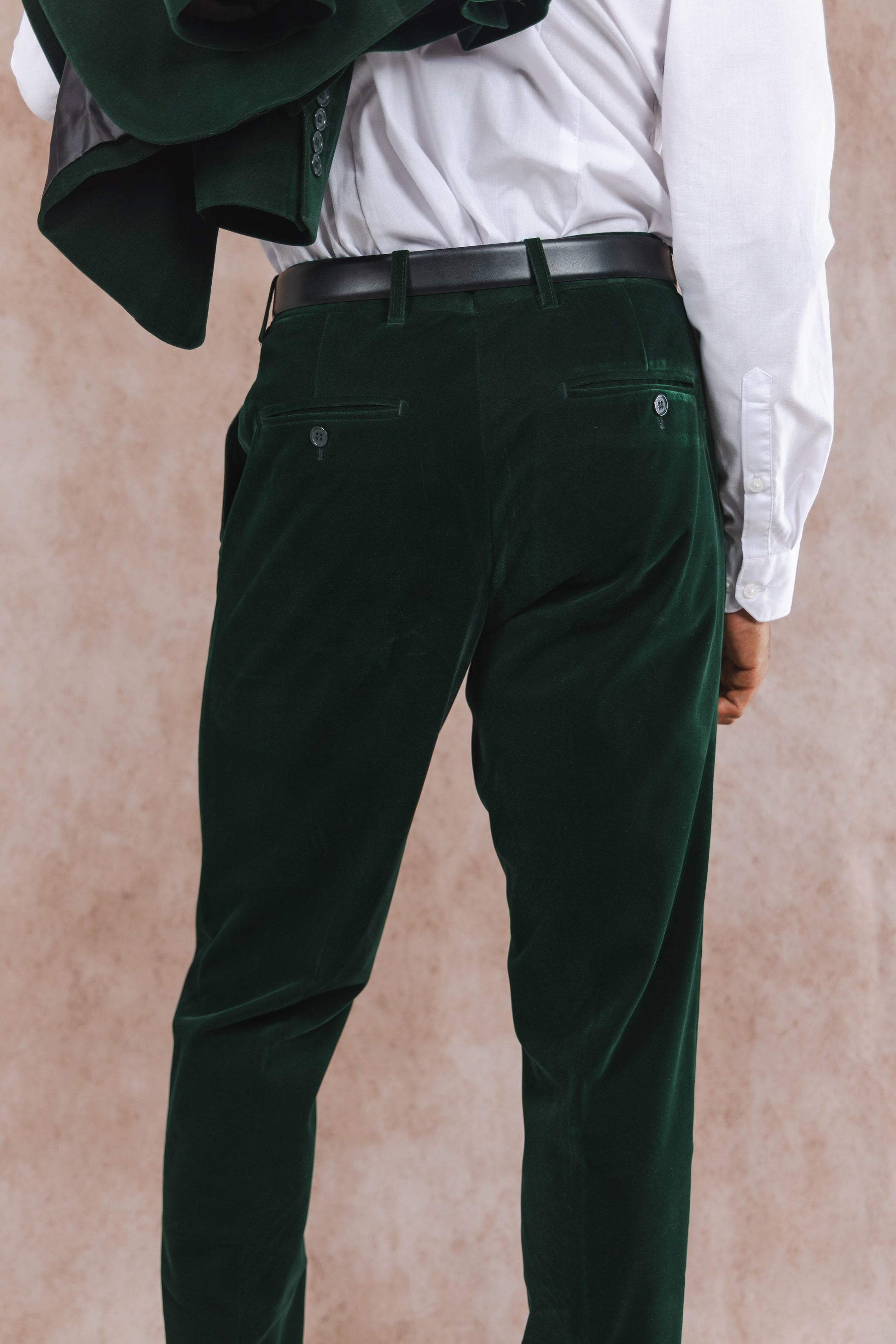 Shinesty Velvet Pants - Green Velvet