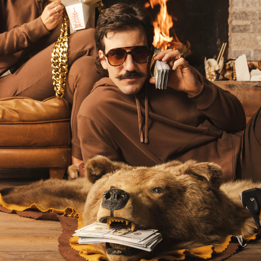 Shinesty Pullover Hoodie - Brown