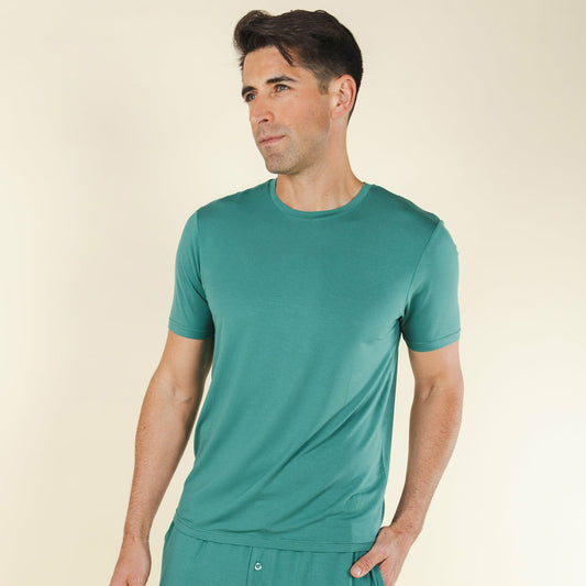 Shinesty Teal Pajama Shirt For Men - The Curacao