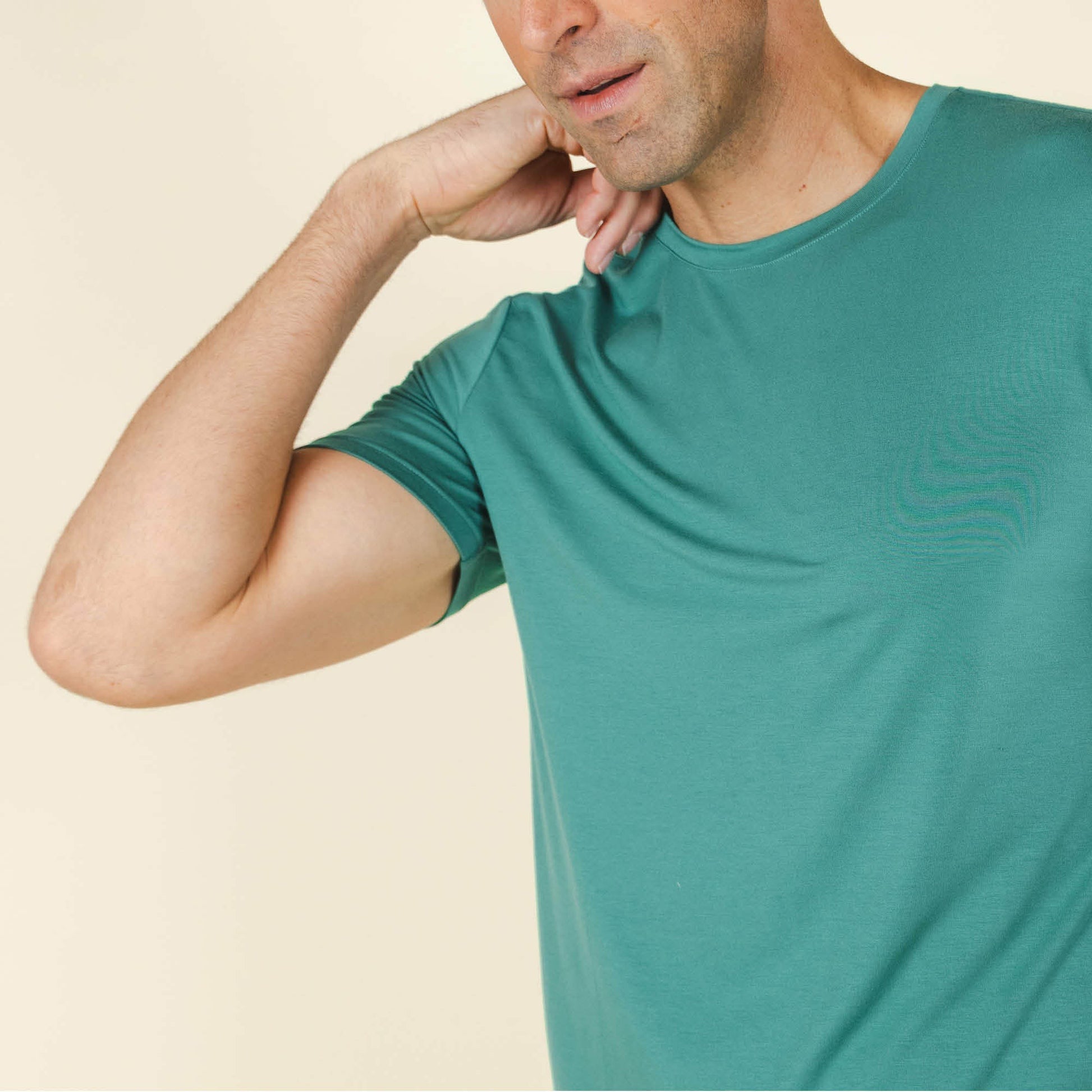 Shinesty Teal Pajama Shirt For Men - The Curacao