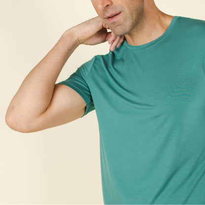 Shinesty Teal Pajama Shirt For Men - The Curacao