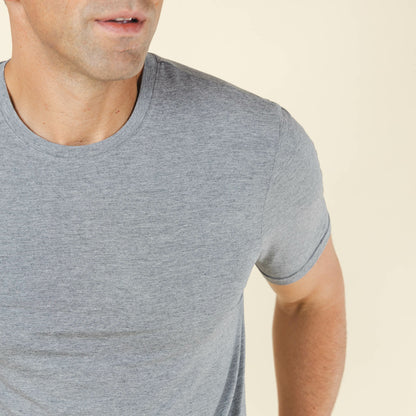 Shinesty Mild Grey Pajama Shirt For Men - The Rock Solid