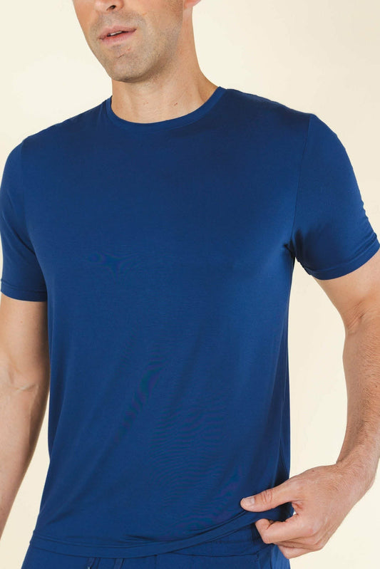 Shinesty Navy Pajama Shirt For Men - The Big Blue