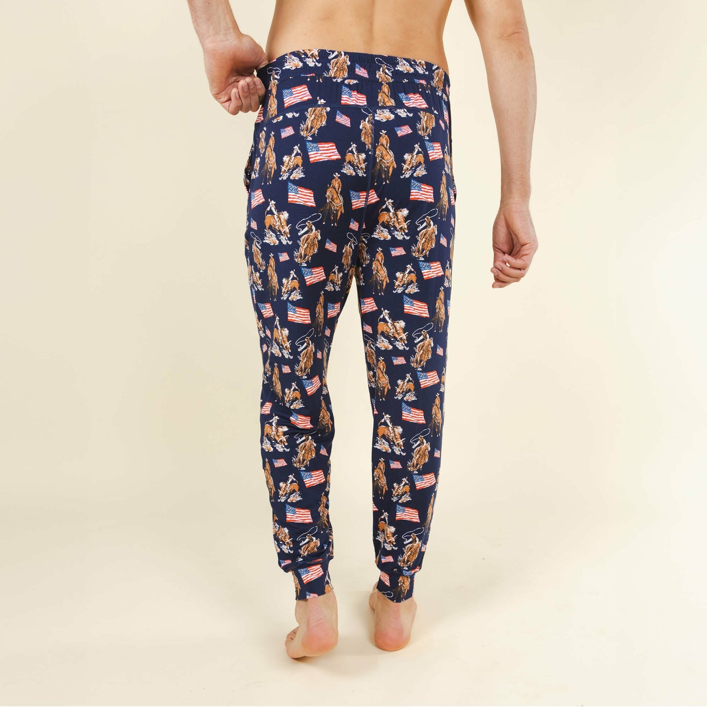 Shinesty Jogger Pajama Pants - Americana Cowboy